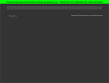 Tablet Screenshot of hypercasino.com